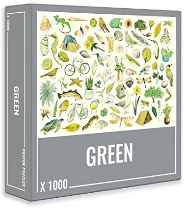 Cloudberries Green Jigsaw Puzzle 1000 Piece Jigsaw Puzzle for Adults with Animals, Flowers, Plants and Nature Scenes