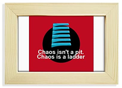Chaos Pit Ladder Art Deco Fashion Desktop Decorate Photo Frame Picture Art Painting 5x7 inch