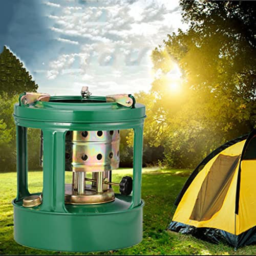 DINGFAN Poele au Kerosene Universel Mini Poele a Petrole Exterieur Rechaud 8 Meches Rechaud a Petrole pour Le Camping Cuisson et Chauffage, Chauffage Au Pétrole