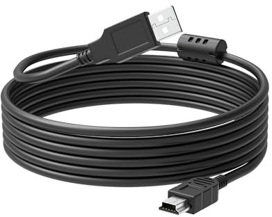 CJP-Geek Câble de synchronisation de données mini USB de 1,5 m pour microphones Audio Technica ATR2100 USB dynamique et Blue Yeti Microphones Blue Snowball iCE