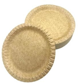 CF CARTA INGROSSO E DISTRIBUZIONE Piatto in cartoncino resistente avana - diametro da 23cm - 500 pezzi