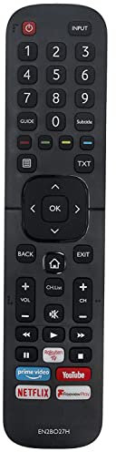 EN2BO27H Telecomando universale compatibile per Hisense H32B5600UK H40B5600UK H43B7100UK H50B7100 H50B7100UK H55B7100UK H65B7100UK H65B7100UK LED TV Control
