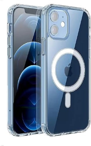 ZCSK Magnetic Mag-Safe iPhone 11 Case 6.1-Inch Clear TPU Transparent with Shock Absorption Proof Anti Scratch Resistant Bumper Protective Crystal Cover Design to Protect Compatible for iPhone 11…