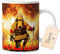 timalo® Tasse Motiv Feuerwehr mit Namen bedrucken lassen | Individuelle Kindertasse mit Feuerwehrmann und Wunschname für Kinder Jungen | mug-child-07