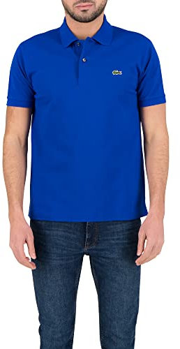 Lacoste L1212 Polo, Replica, Blu Genziana (Jq0), L Uomo