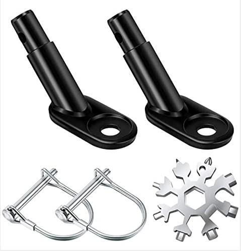 2 Piezas Enganche de Remolque de Bicicleta para Actividades al Aire Libre Remolque Infantil Remolque de Bicicleta Remolque para Perros Actividades al Aire Libre con Pasador de Bloqueo