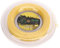 Alomejor Corde per Racchette da Tennis, Corde per Racchette con Motivo a Doppia Costola, Poliestere con Superficie Dentellata da 1,25 Mm per Palestra (Giallo Dorato)