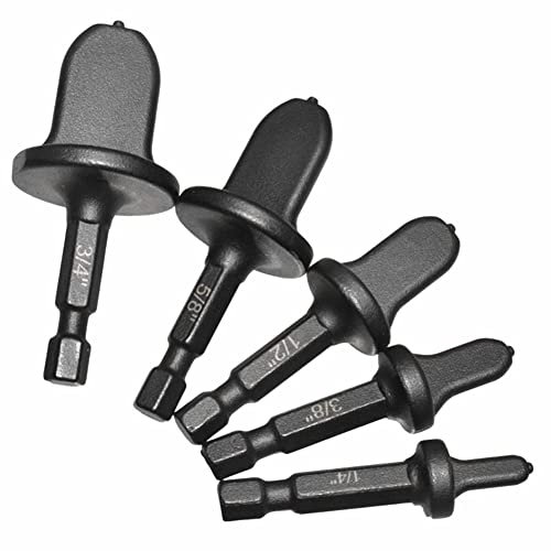 Treki 5pcs Expansor de Tubos Cobre Broca Expansora de Tubo con Vastago Hexagonal Expansor de Tubería Expansion de Tubo Aire Acondicionado 1/4 5/8 1/2 3/8 3/4 Acondicionador Compresion Tuberla