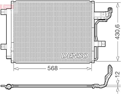 DENSO Kondensator, Klimaanlage DCN44019