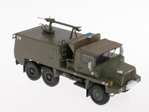 OPO 10 - Veicolo in Scala 1:43 Compatibile con Il Camion Berliet GBC 8KT Military Fire Airport - BER076