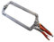 PINZA EXTRA LUNGA AUTOBLOCCANTE A SCATTO 440 mm MORSETTO A C REGOLABILE A VITE PER SALDATURA