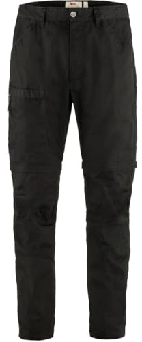 Fjällräven High Coast Zip-Off Trousers M Herren Wanderhose Trekkinghose schwarz schwarz