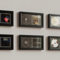 Allenkwok CD-Display-Rahmen aus Massivholz für CD-Hüllen und Discs mit EVA-Schaumstoff-Futter und schwarzem beflocktem Stoff, Wandmontage, Acryl-Abdeckung, elegante Heimdekoration, 19,6 x 36,6 cm