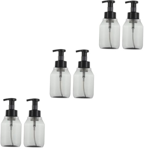 6 pièces bouteille de fabricant de bulles bouteilles de savon de vaisselle de cuisine conteneurs de savon liquide for les mains mini bouteille moussante rechargeable bouteilles de mousse rechargeables