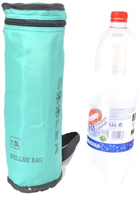 BETTER WITH FRIENDS Nevera Verde 1.5l Botellas Enfriador Flexible portátil para Playa Camping Bolsa térmica Camping Enfriador Camuflaje Militar