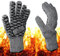SOUK ONE Grillhandschuhe Hitzebeständig Anti-Schnitt Dutch Oven Handschuh Ofenhandschuhe Feuerfeste Handschuhe Backhandschuhe BBQ Topfhandschuhe Kochhandschuhe für Kochen Backen (Grau)