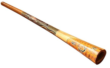 RR-YRL Didgeridoo, Holzblasinstrument, Solider Und Schwerer Alter Klang, Traditionelles Tribal-Instrument Von Ethnischen Minderheiten,B,150CM