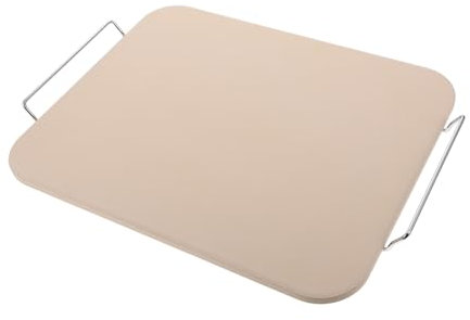 LABRIMP 1pieza Plato De Pizza De Cerámica Bandeja Para Hornear Pizza Cuadrada De Accesorio De Cocina Antiadherente Para Uso Profesional y Doméstico
