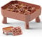 2 in 1 Dog Puzzle Slow Feeder, Elevates Feeding, Maze Bowl for Large Breeds, Anti-Choking, Interactive for Boredom & Anxiety (Pink)