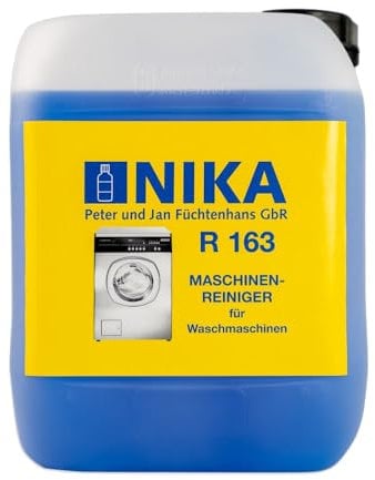 NIKA R163 Waschmaschinen Reiniger | Waschmaschinen Entkalker | entfernt Kalk | Waschmittelrückstände unangenehme Gerüche | hinterlässt frischen Duft - 5L