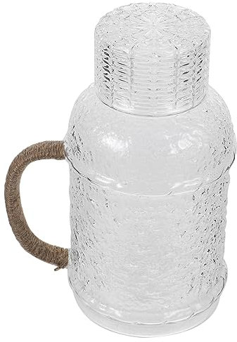 PRETYZOOM Hervidor De Agua Fría Hervida Jarra Con De Vidrio Jarra Grande Para Refrigerador Helado y Bebidas Frías