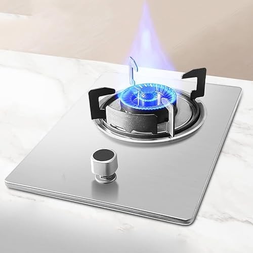 MOZ4dxy Gasherd, Gaskochfeld, eingebautes Gaskochfeld, 5,2 kW, Wok-Herd, Kochfeld, Küchenbrenner mit FFD NG/LPG [Energieklasse A] (Farbe: D, Größe: NG)