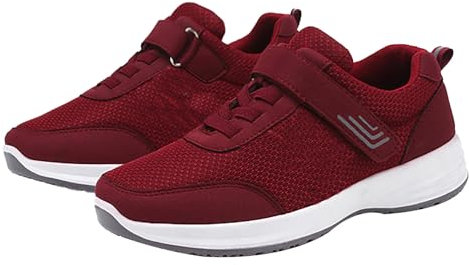 Scarpe da donna stivali casual scarpe da passeggio autunno 2024 nuove scarpe da corsa scarpe da viaggio fondo morbido uomo e donna con le stesse scarpe sportive, Rosso, 40.5 EU