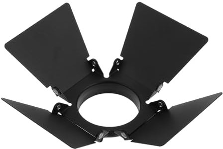 KICHOUSE Anti-Blend-Lampenblockierung Deckenstrahler Spotlicht Zubehör Gleissystem Zubehör raumbeleuchtung Design Lampenschirm Museum Tischlampenschirm Stromschienen-Anhänger Eisen Black