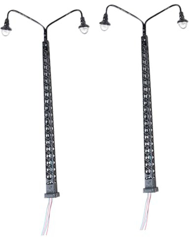 KAILIKETIY 2 Stück Modell Garten Leichte Güterwagen Modelleisenbahnwagen Spur N Modelleisenbahn Lichter Schienen Der Zug Bagger Magnetisches Modelleisenbahnzubehör Modelleisenbahnen