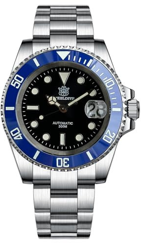 Steeldive SD1953 NH35 Automatikuhren, 300 m wasserdicht, Saphirglas, Herren, Taucheruhren, V 1, Taucheruhr