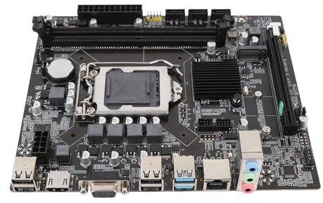 Diyeeni ITX H110 Motherboard, LGA 1151 Micro ATX Gaming Motherboard for 6 7 8 9th Gen for Celeron for Core Series, 2 X DDR4 M.2 NVMe NGFF SATA3.0 PCIE Slot, VGA & DP, PCIE X 16
