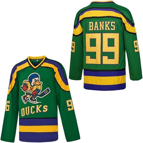 Youth 96 Conway 99 Banks Eishockey Grün Trikot 90S Hip Hop Kleidung für Party Kinder