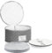 StackStorePlusMore China Storage Case - Salad Plate Quilted Case - 10 inches Diameter x 6 inches Height - Gray - Includes 12 Felt Separators