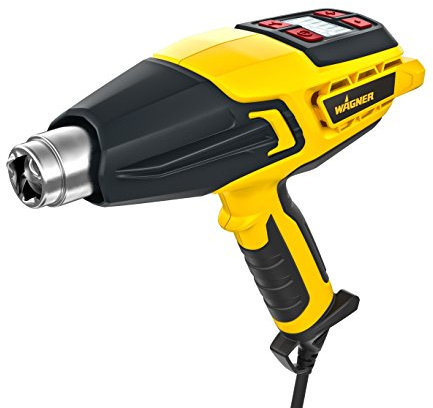 WAGNER Heat Gun Furno 500, max. 600°C, 2000 W, Airflow Capacity 800 l/min, Ergonomic Handle, Includes Centring and Cleaning Nozzle, LED Display