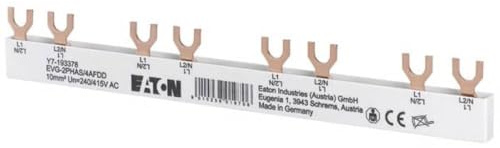 Eaton 193378 Einphasenschiene zur Verschienung von 4 Afdd, 10mm²
