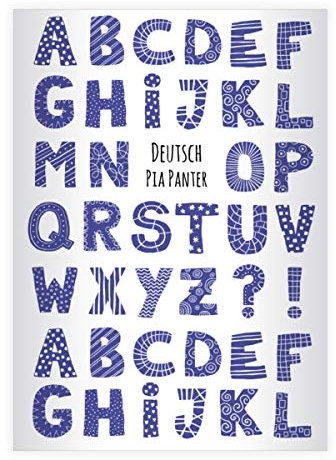 Kartenkaufrausch 16 personalisierte schöne Doodle DIN A4 Schulhefte, Rechenhefte mit Bäumen, Lineatur 26 (kariertes Heft 16 Blatt/32 Seiten) Notizheft, Kladde für Schule, Universität, Büro