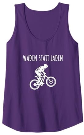WADEN STATT LADEN MTB Radfahrer Spruch Geschenk Damen Herren Tank Top