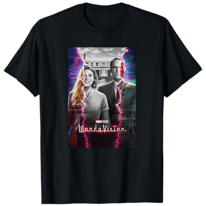 Marvel WandaVision Wanda & Vision Series Poster T-Shirt
