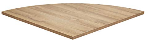FMD Möbel CALVIA 3 Schreibtisch, Holzwerkstoff, Alteiche Nb, rechteckig