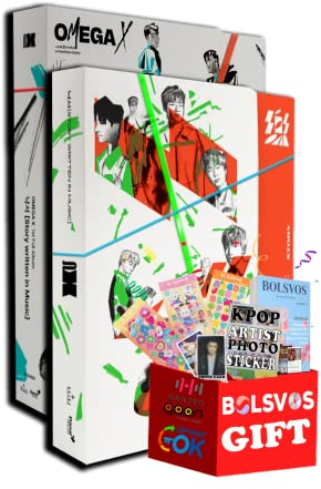 OMEGA X - Nakseo (Story Written in Music) [Random ver.] (1st Full Album) ONE RANDOM Album+BolsVos K-POP eBook (21p), BolsVos Sticker for Toploader, Photocards