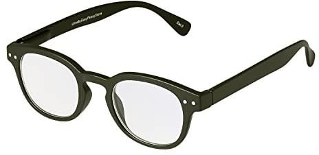 UltraByEasyPeasyStore Adults Reading Glasses Mens Womens Non Prescription Eyewear Framed Eyewear Transparent Glasses Foldable Eye Glasses Non Prescription Diopter Comfortable Eye