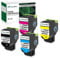 Greenjob CS317 CX317 Toner kompatibel mit Lexmark CX317dn CS317dn CS417dn CX417de CS517de CX517de Drucker (3000 Seiten BK, 2300 Seiten CMY) 71B20K0 71B20C0 71B20M0 71B20Y0