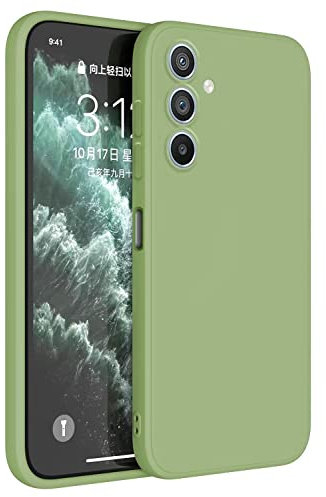 Topme Handyhülle Hülle Fur Samsung Galaxy A34 5G (6.6 Inches) Case Schutzhülle, Hautschutz Aus TPU Silikonhülle - Matcha-Grün