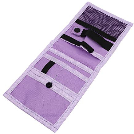 NUOBESTY 1stk Arzt Brusttasche Schreibwarentasche Für Die Schule Stiftwerkzeug-Gadget Lichtstift Stifthalter Für Den Arzt Oxford-Stoff Violett Arbeit Multifunktion Aufbewahrungstasche