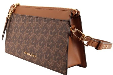 Michael Kors Women Lg Conv Xbody Hand Bag, BRN/Luggage