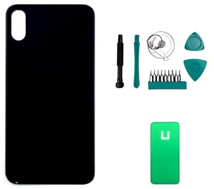 kaputt.de Backcover kompatibel mit Apple iPhone XS schwarz Set