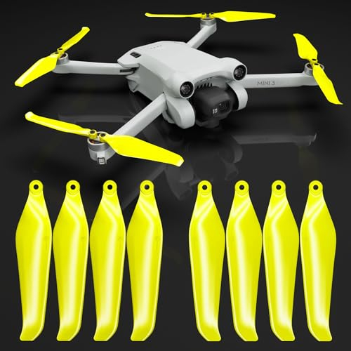 Master Airscrew Stealth Propeller kompatibel mit DJI Mini 3 Pro & Mini 4 Pro - Elektrisch, 4 Propeller im Set