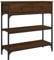 vidaXL Table Console chêne Marron 72,5x25x75 cm Bois d'ingénierie
