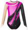YiZYiF Body da Danza Balletto per Bambine Rosa caldo F 5-6 anni, Leotard Body Ballerina Costumi per Balletto, Ginnastica Artistica, Danza, Pattinaggio Artistico