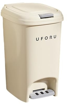 LOVIVER Poubelle à pédale, étanche, poubelle à pédale, poubelle pour salon, chambre à coucher, entrée, 20L